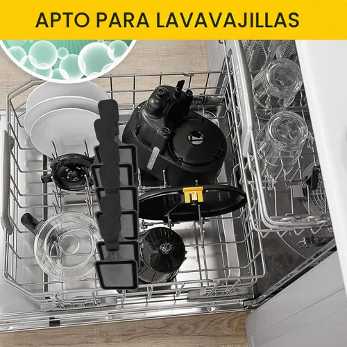 Vista 6 de HONNE Mini parrilla con revestimiento antiadherente, accesorios para derretir queso, repuesto de raclettes/platos adicionales de raclette