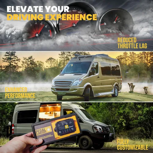 Vista 9 de PEDAL COMMANDER Controlador de respuesta del acelerador compatible con Mercedes-Benz Sprinter Van 2007-2025, Plug-and-Play, 4 modos de conducción