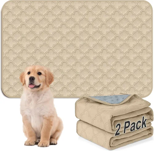 Vista 41 de FunFurry Forro lavable para jaula de conejillo de indias, paquete de 4 almohadillas reutilizables y lavables, ropa de cama impermeable para Azul
