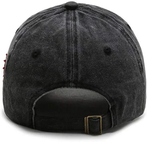 Vista 6 de XibeiTrade Gorra de béisbol retro de Nueva York de algodón con ala de cuero para deportes al aire libre