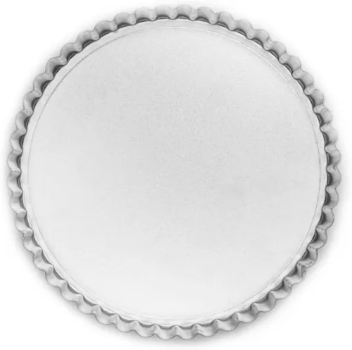 Vista 2 de Fox Run Sartén redonda para tarta/quiche con fondo extraíble, acero estañado, 8 pulgadas