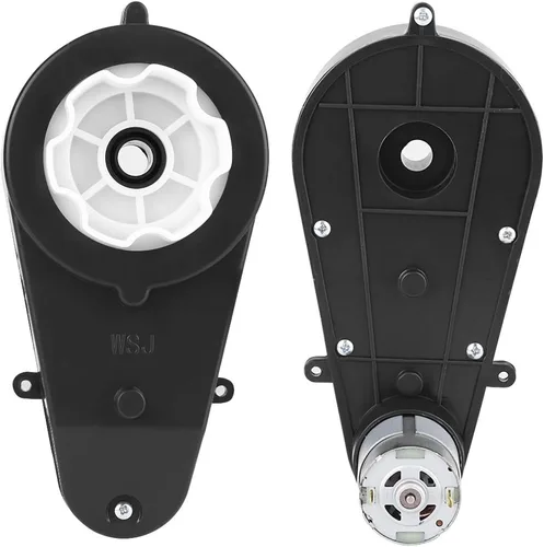 Vista 2 de Akozon Ruedas Motor eléctrico Motor de impulsión de motor Paseo universal RS550 Motor de impulsión con motor 6V