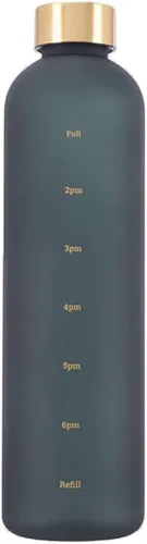 Vista 10 de Eforcase Botella de agua de plástico de 32 onzas, botella de agua delgada Rosa