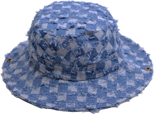 Vista 9 de Sombrero de pescador de algodón desgastado, sombrero de sol, sombrero para hombres y mujeres
