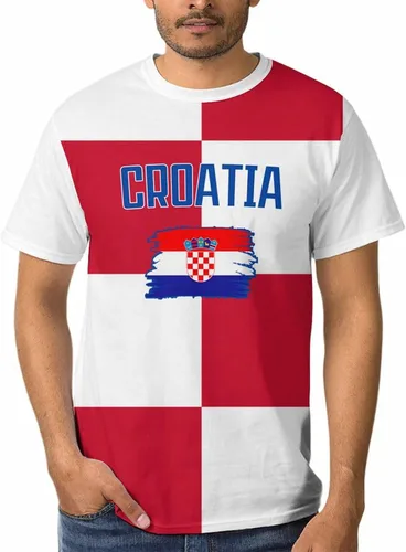 Vista 2 de Camiseta de fútbol personalizada para hombres, mujeres, jóvenes, S-5XL, diseño de bandera personalizada, número de nombre, regalo para fanáticos