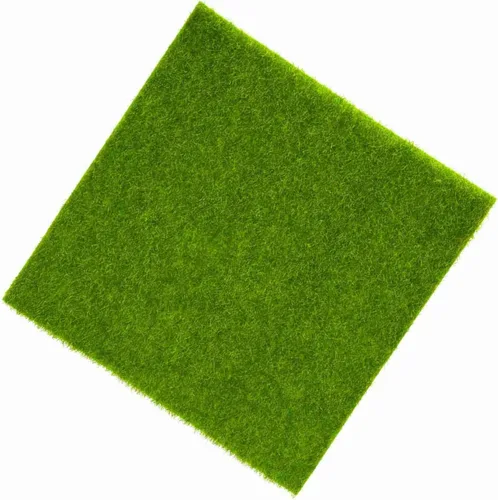 Vista 3 de Estink Césped artificial, alfombra sintética para exteriores, adorno de jardín en miniatura, para manualidades, paisajismo, césped artificial