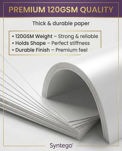 Vista 8 de 10 papel brillante A4 blanco nacarado de 4.23 oz/m² de doble cara apto para impresoras de inyección de tinta y láser Papel de perlas blancas