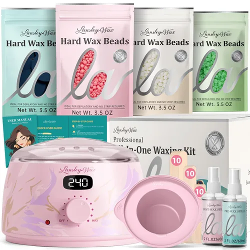 Vista 12 de Kit de depilación digital para mujeres y hombres, calentador de Kit Básico - Azul Verde