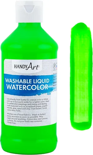 Vista 29 de Handy Art Pintura líquida lavable para acuarela, juego de 10