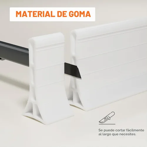Vista 6 de Protector contra salpicaduras de ducha de 67 pulgadas, presa