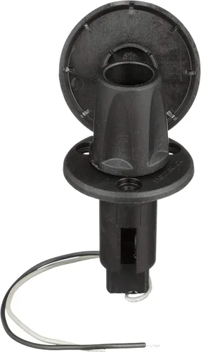 Vista 11 de attwood 910R2PSB-7 LightArmor™ Serie 910R Base de luz redonda enchufable - para luz de poste completo, 2 pines, cubierta de acero inoxidable negra