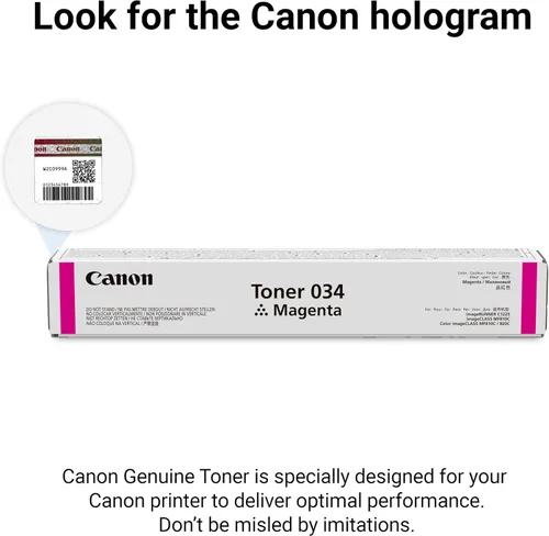 Vista 5 de Canon Cartucho de tóner magenta 034 original compatible con MF810Cdn, MF820Cdn