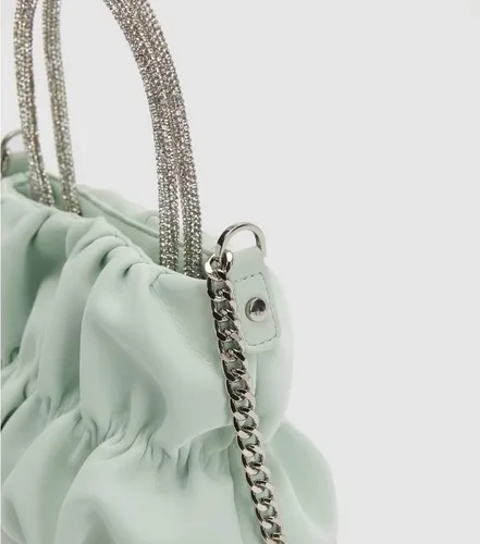 Vista 4 de Bolso de hombro acolchado para mujer, bolso de mano de diseño moderno de verano, bolso de hombro ligero de cuero vegano para niñas