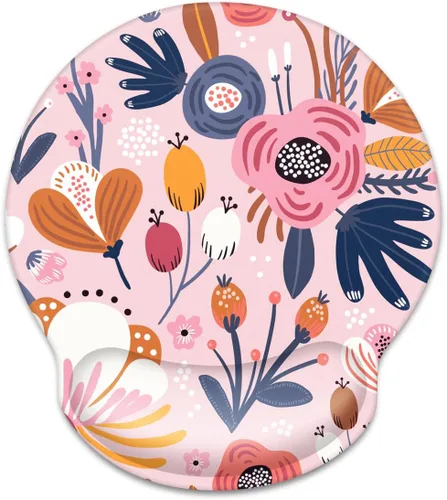 Vista 14 de Alfombrilla de mouse con soporte de muñeca, alfombrilla de mouse para hombre, base de goma antideslizante, alfombrilla de mouse para escritorio
