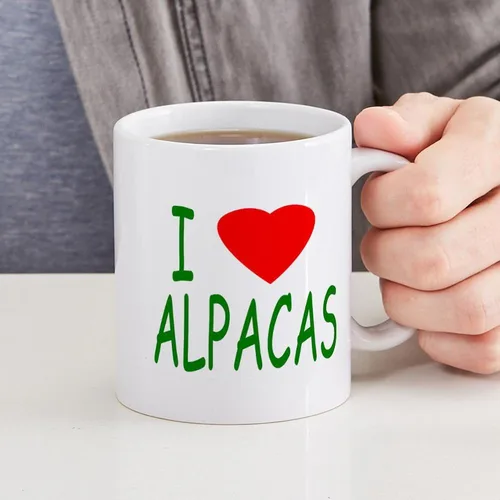Vista 4 de CafePress A Special Alpaca Moment - Taza de café de cerámica (11.0 fl oz)
