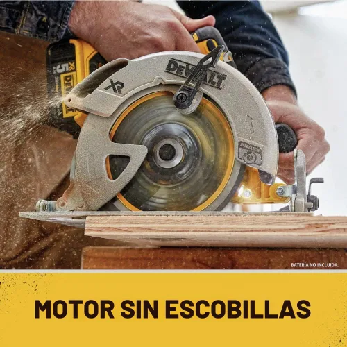 Vista 6 de DEWALT DCS570B sierra circular inalámbrica de 7-1/4 pulgadas, 20 voltios con freno, herramienta sola