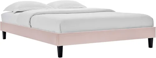 Vista 12 de Modway Plataforma Reign, individual, rosa polvorienta