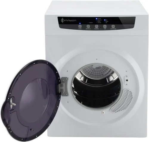 Vista 2 de RecPro RV 2.5 Cu Ft Combo de lavadora y secadora de carga frontal, color blanco (solo secadora)