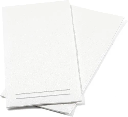 Vista 12 de Paquete de 50 toallas de mano de papel para invitados con sensación de lino, toallas de papel desechables súper absorbentes para baño, fiesta, bodas