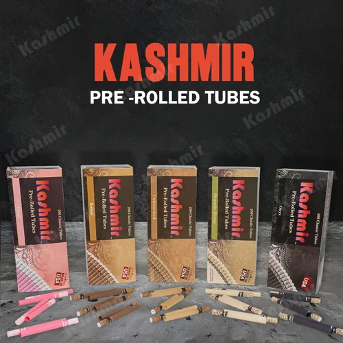 Vista 9 de Kashmir Tubos de cigarrillos con filtros, 200 unidades, tubos de papel vacíos de tamaño King Onyx de 3.307 in, tubos de filtro pendientes de patente