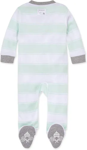 Vista 2 de Burts Bees Baby - Pijama de una pieza enterizo de bebé de 100 algodón orgánico con cremallera frontal para dormir