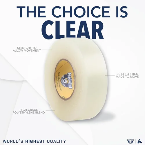 Vista 2 de Howies Clear Hockey Tape - Shin Guard & Sock Tape