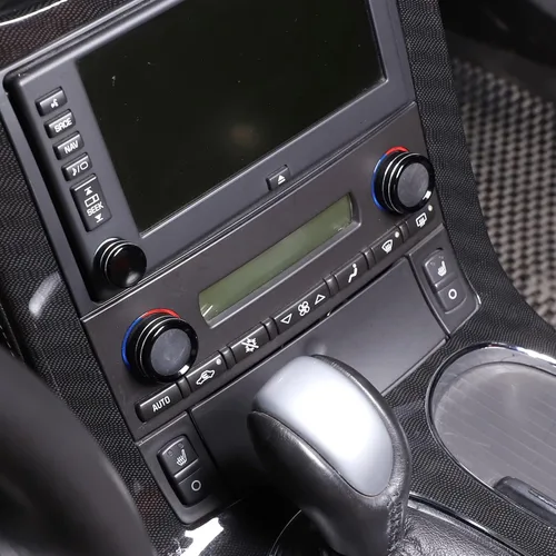 Vista 3 de PIUGILH Cubierta de perilla de ajuste de volumen de aire acondicionado para Corvette C6 2007-2013, accesorios interiores, cubierta de aluminio