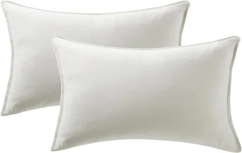 Vista 31 de Fancy Homi - Paquete de 2 fundas de almohada decorativas azul real de 14x14 pulgadas para sala de estar, sofá cama, sofá, decoración moderna bohemia