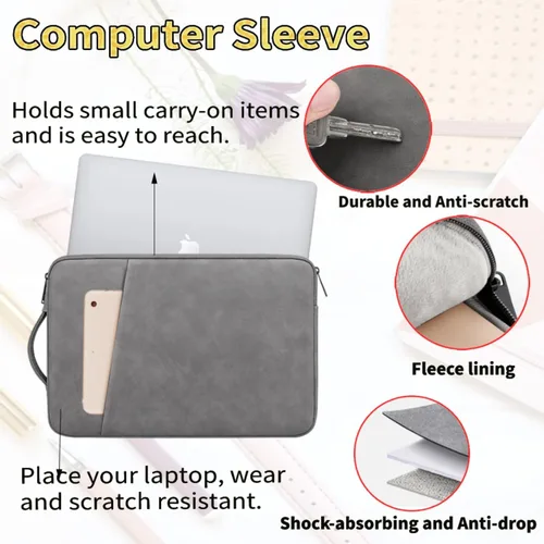 Vista 6 de Carcasa para laptop compatible con MacBook Air 2024-2023 de 15 pulgadas modelo A3114 A2941 con chip M3/M2 y pantalla de retina líquida, funda