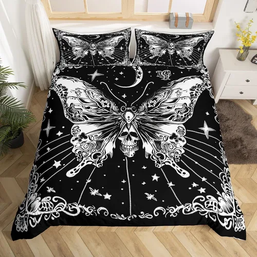 Vista 26 de Funda de edredón de león, juego de ropa de cama con estampado de mandala para niños, funda de edredón bohemia para niños y niñas, decoración