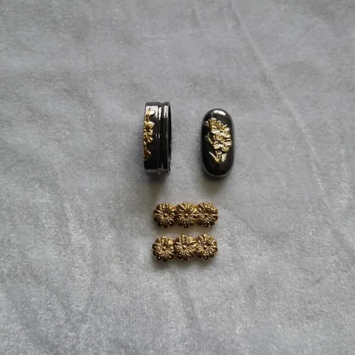 Vista 61 de Espada samurái japonesa KOSHIRAE – Fuchi Kashira Menuki 01-77
