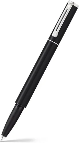 Vista 5 de Sheaffer Bolígrafo Pop brillante negro con ribete cromado