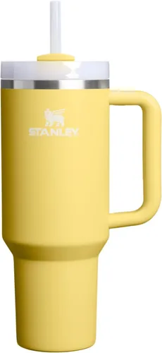 Vista 68 de STANLEY Quencher H2.0 Vaso Térmico con asa y pajilla, 64 onzas, tapa Flowstate de 3 posiciones, gran capacidad para viajes y deportes, vaso de acero