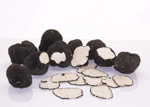 Vista 2 de Trufas frescas de verano negras (Tuber Aestivum) 4 oz (112 gr) y mantequilla de trufa blanca TASTE OF TRUFFLES