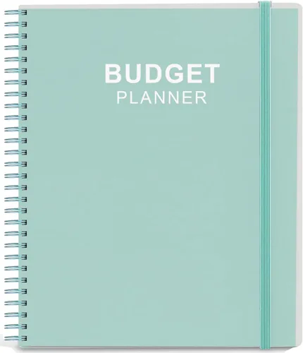Vista 8 de Planificador de presupuesto y organizador mensual de facturas con bolsillos. Cuaderno de seguimiento de gastos, diario de presupuestos