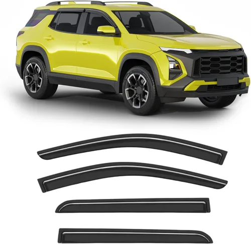 Vista 31 de Protector de lluvia extra grueso para Ford F150 2004-2014 Extended Cab/SuperCab protectores de lluvia con cinta adhesiva lateral de camioneta