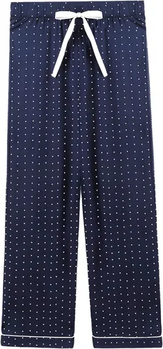 Vista 3 de Pijama de bambú ultra suave para mujer, juego de pijama - manga largacon botones.