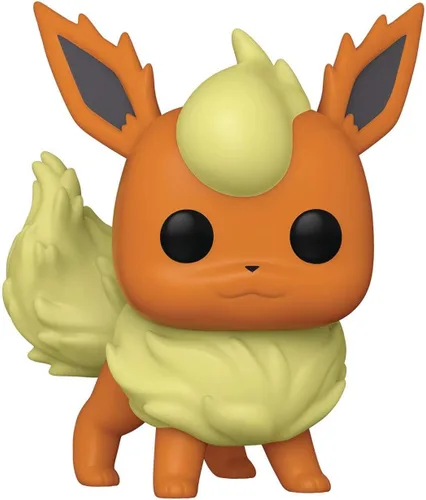 Vista 6 de Funko Juegos: Pokémon - Flareon Pop! Figura de vinilo (incluye funda protectora compatible con caja Pop Box) Multicolor 3.75 pulgadas