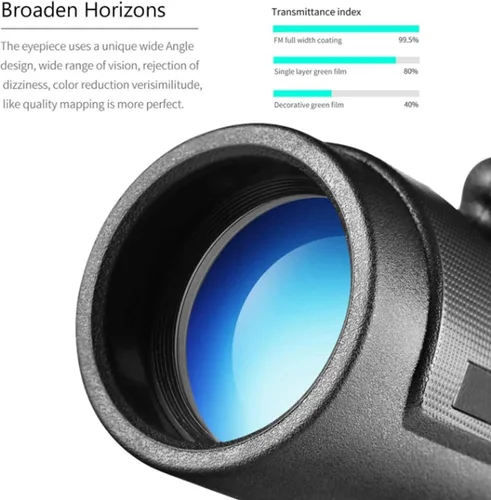 Vista 6 de GeRRiT Monocular Telescope, Monocular Telescope for Adults, 40 * 60HD High Power Waterproof with Smartphone Adapter Tripod for Bird