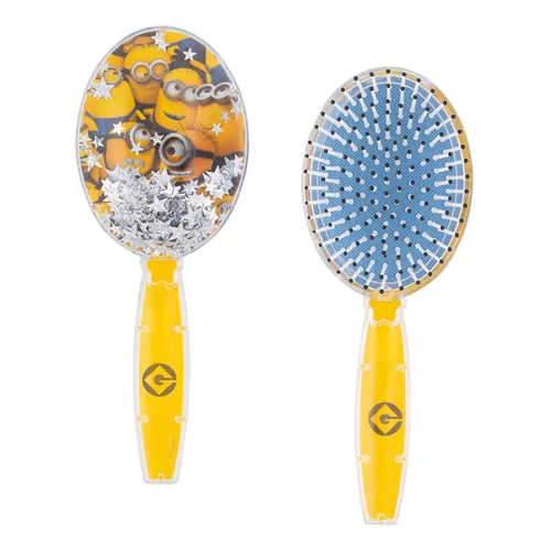 Vista 9 de CoComelon - Cepillo de pelo con estrellas mágicas brillantes y confeti, color verde, cepillo de pelo para niños a partir de 3 años