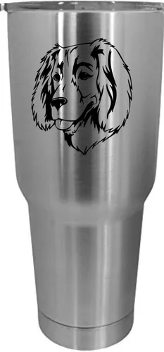 Vista 524 de Cairn Terrier - Vaso grabado con temática de perro, 30 onzas