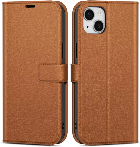 Vista 12 de oakxco Funda tipo cartera para iPhone SE 2022/2020/8/7 con soporte para tarjeta de crédito, funda magnética RFID delgada tipo libro con tapa