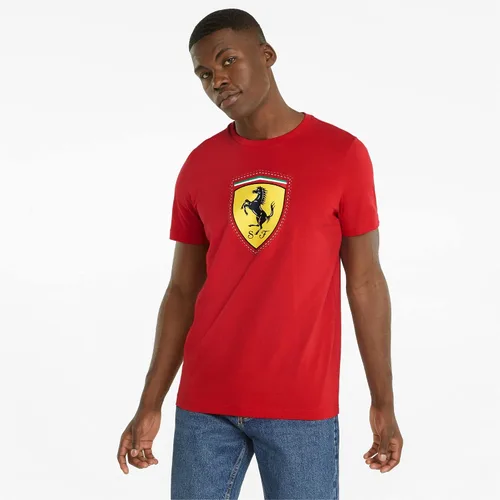 Vista 3 de PUMA Camiseta Ferrari Race de color Big Shield para hombre