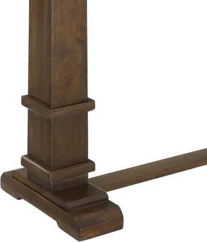 Vista 5 de [Usado] Crosley Furniture Joanna - Moderna mesa consola de estilo rústico para pasillo, entrada, sala de estar, mesas decorativas, roble oscuro