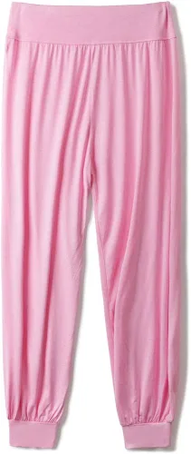 Vista 3 de Pantalones de algodón modal para mujer de AvaCostume, pantalones suaves para practicar yoga o deportes.