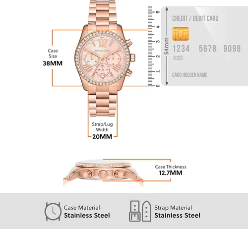 Vista 5 de Michael Kors - Reloj Lexington de muñeca para mujer
