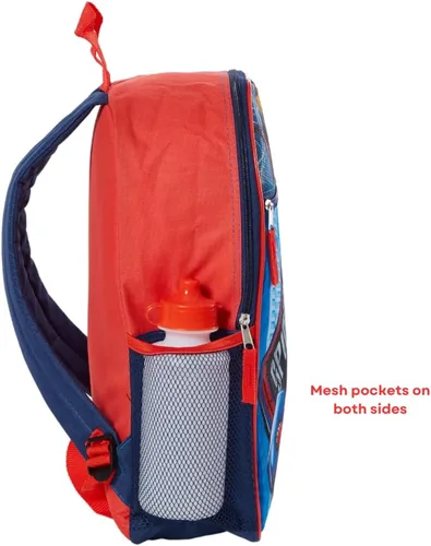 Vista 8 de Marvel Spiderman - Juego de mochila para niños, 16 pulgadas con lonchera y botella de agua