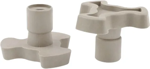Vista 3 de Acoplador de plato giratorio para horno microondas Piezas de horno de microondas Soporte de guía de rodillo giratorio de microondas Acoplador