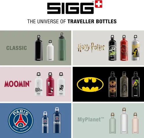 Vista 6 de SIGG - Outdoor Water Bottle - WMB Traveller 51 OZ - Swiss Made - Carbonated Drinks - Leakproof, Recycled, Carbon Neutral