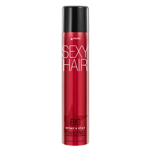 Vista 7 de SexyHair - Laca para el cabello Big Spray & Stay Intense Hold Fijación extrema y brillo Hasta 72 horas de resistencia a la humedad Todo tipo